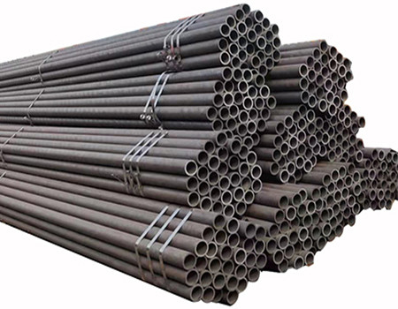 Q235 ท่อเหล็กไม่มีตะเข็บรีดร้อนสีดำ ASTM A53 Gr.B Carbon Erw Weld Round