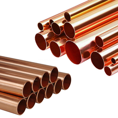 C10100 C10200 ท่อทองแดงบริสุทธิ์ 99.9% C11000 15mm 22mm สำหรับท่อน้ำ