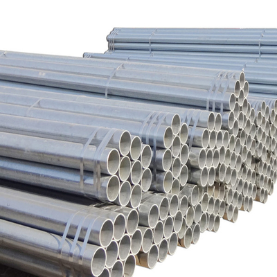 Q195 Q235 Q345 ท่อเหล็กชุบสังกะสีแบบจุ่มร้อน 2-4mm